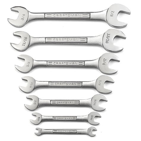 standard open end wrench set